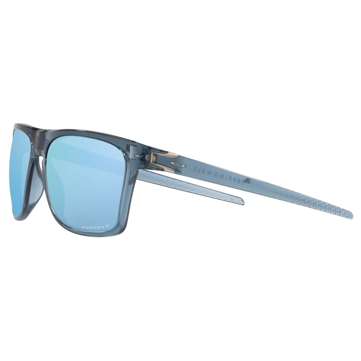 Oakley Leffingwell Sunglasses - Crystal Black / Prizm Deep Water Polar Lens