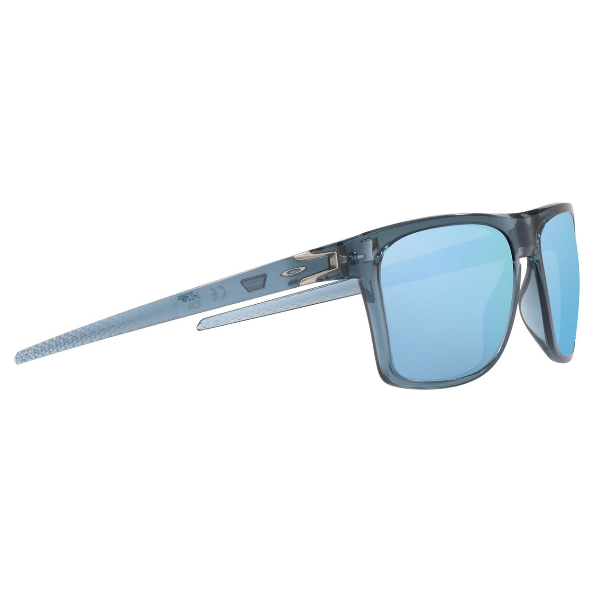 Oakley Leffingwell Sunglasses - Crystal Black / Prizm Deep Water Polar Lens