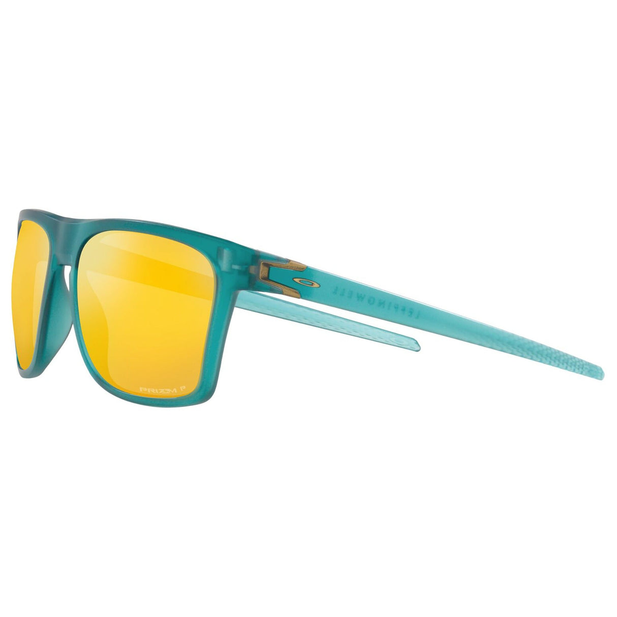 Oakley Leffingwell Sunglasses - Matte Artic Surf / Prizm 24k Polarized Lens