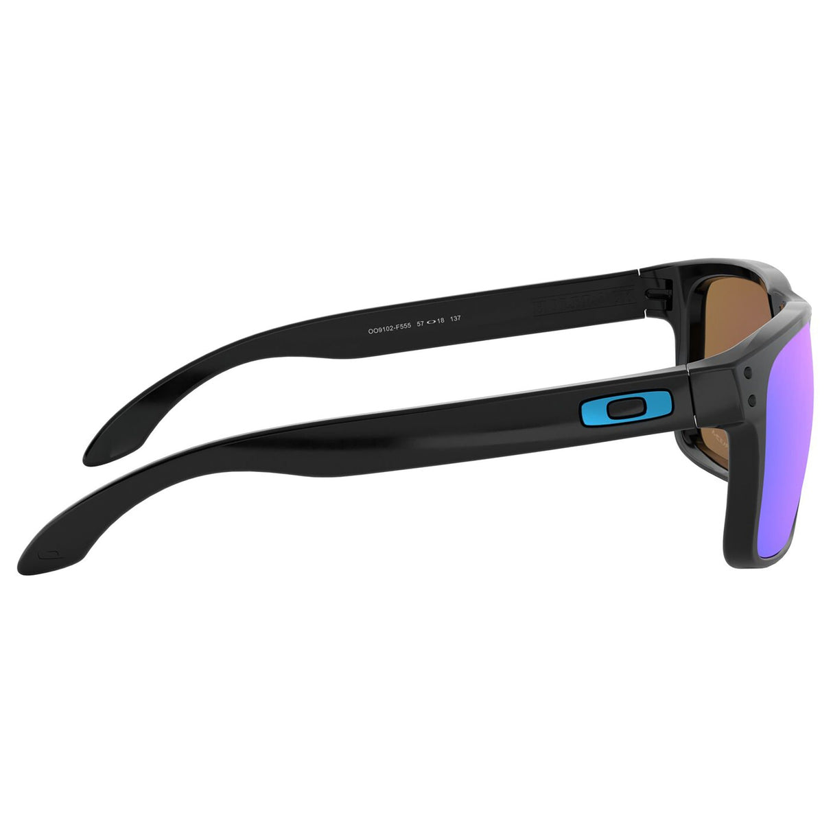 Oakley Holbrook Sunglasses - Polished Black / Prizm Sapphire Lens