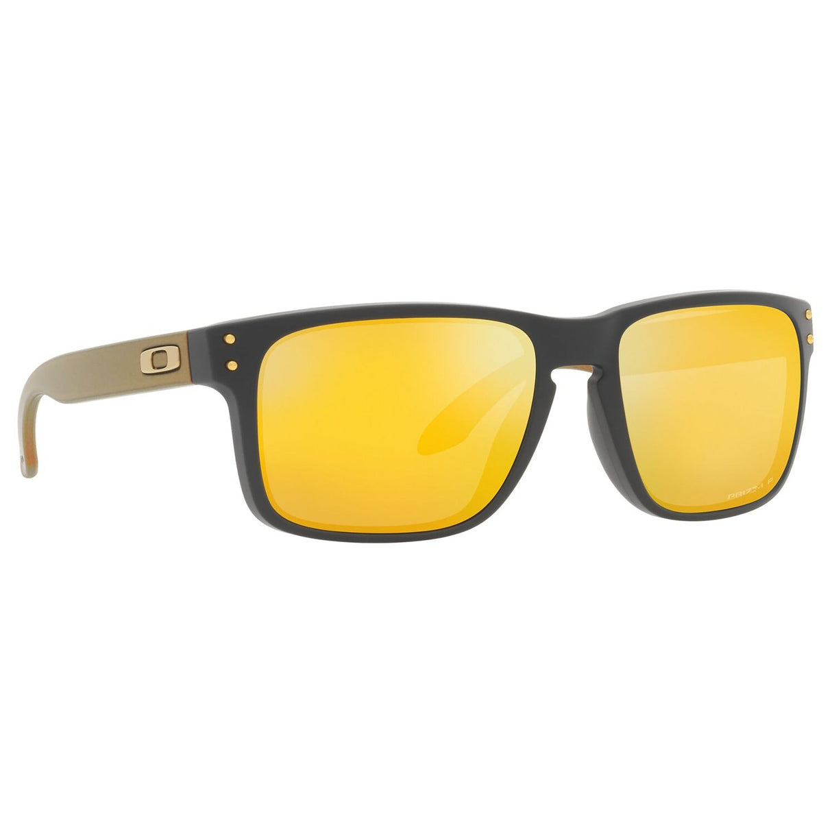 Oakley Holbrook Sunglasses - Matte Carbon / Prizm 24k Polarized Lens