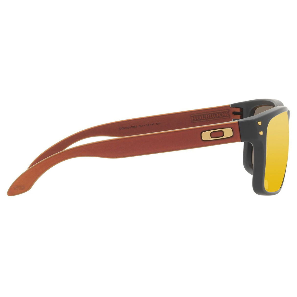Oakley Holbrook Sunglasses - Matte Carbon / Prizm 24k Polarized Lens
