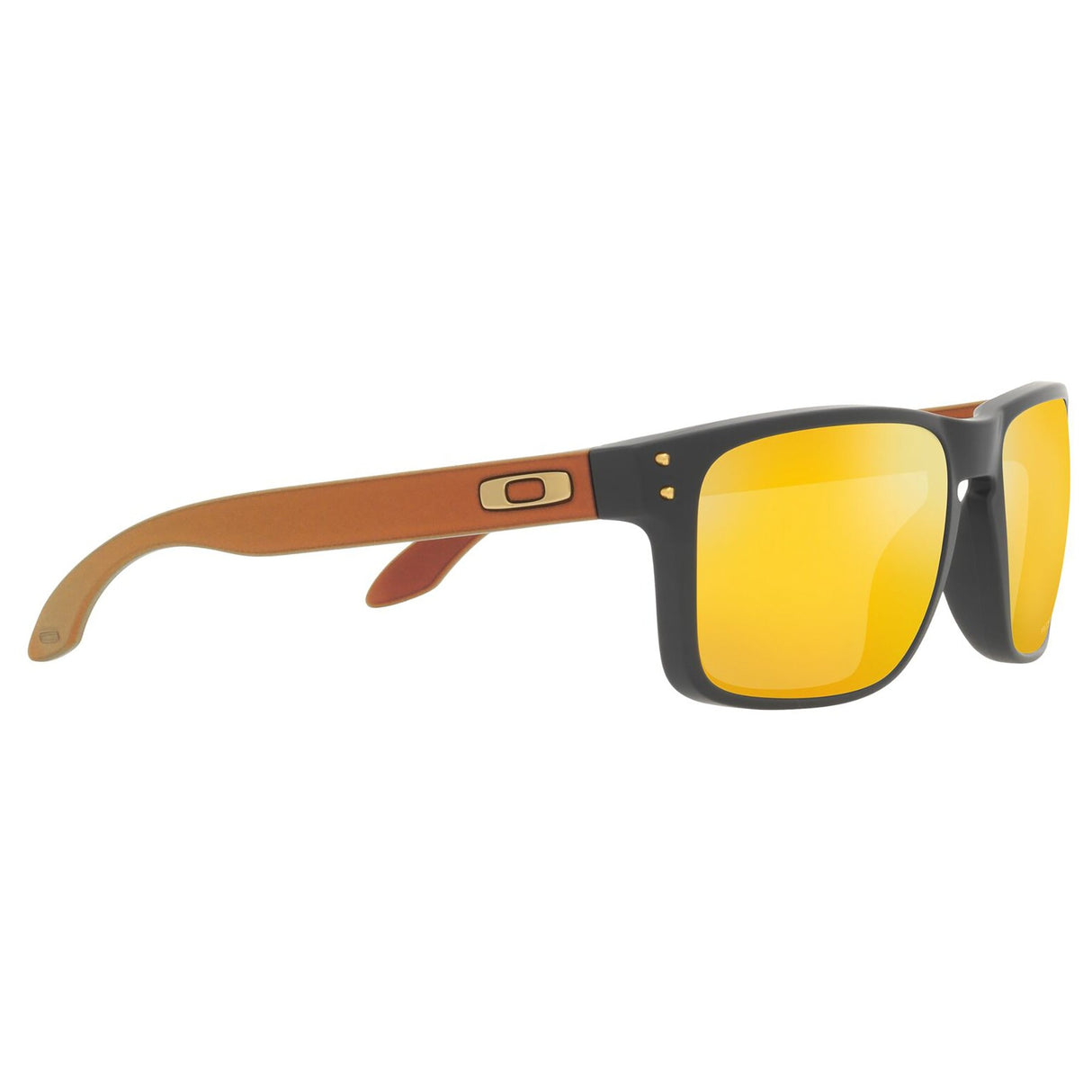 Oakley Holbrook Sunglasses - Matte Carbon / Prizm 24k Polarized Lens