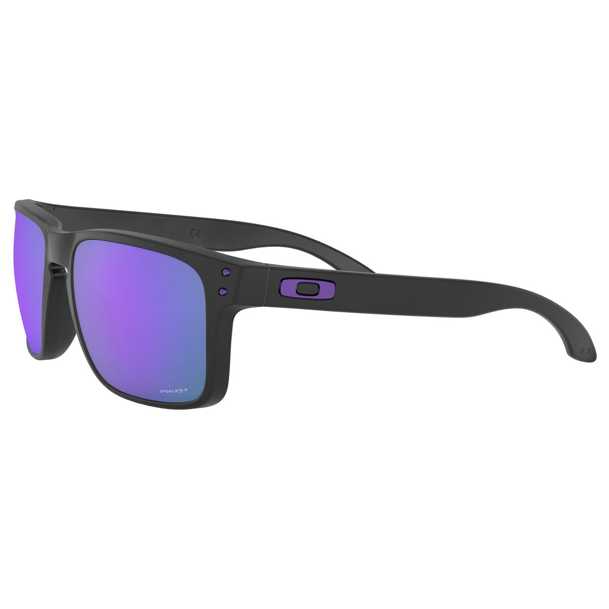 Oakley Holbrook Sunglasses - Matte Black / Prizm Violet Lens