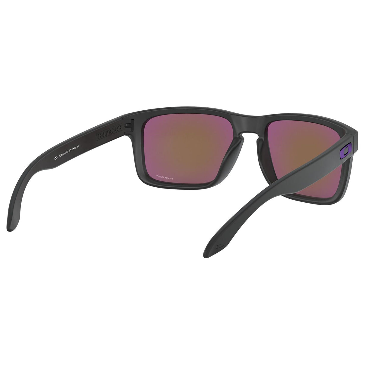 Oakley Holbrook Sunglasses - Matte Black / Prizm Violet Lens