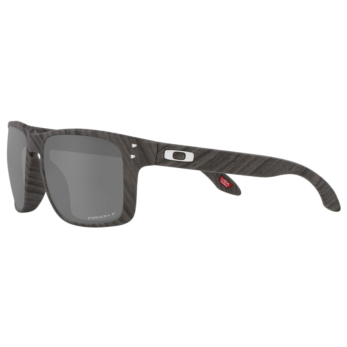Oakley Holbrook Sunglasses - Woodgrain / Prizm Black Polarized Lens