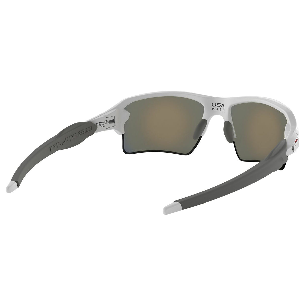 Oakley Flak 2.0 XL Sunglasses - Polished White / Prizm Ruby Lens
