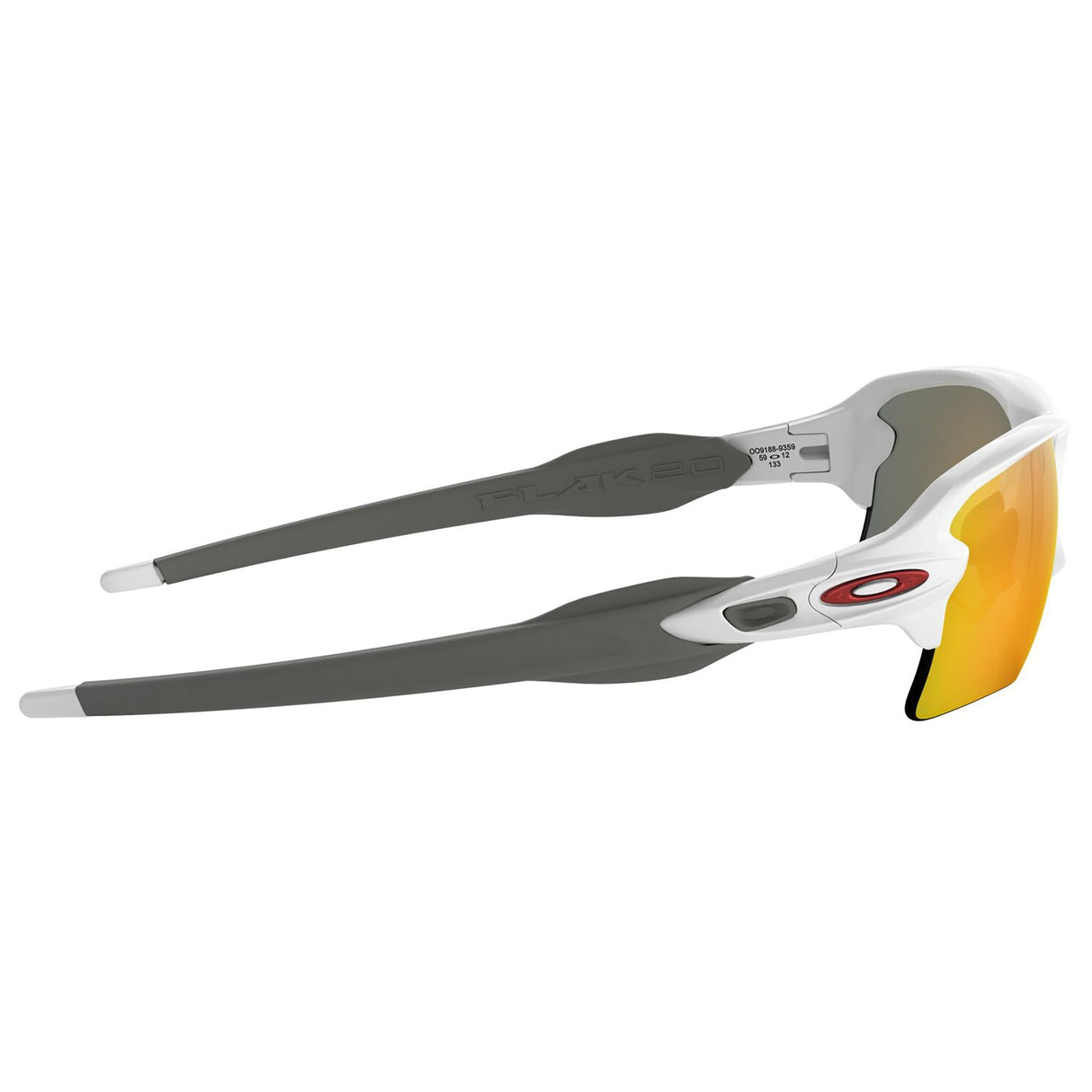 Oakley Flak 2.0 XL Sunglasses - Polished White / Prizm Ruby Lens