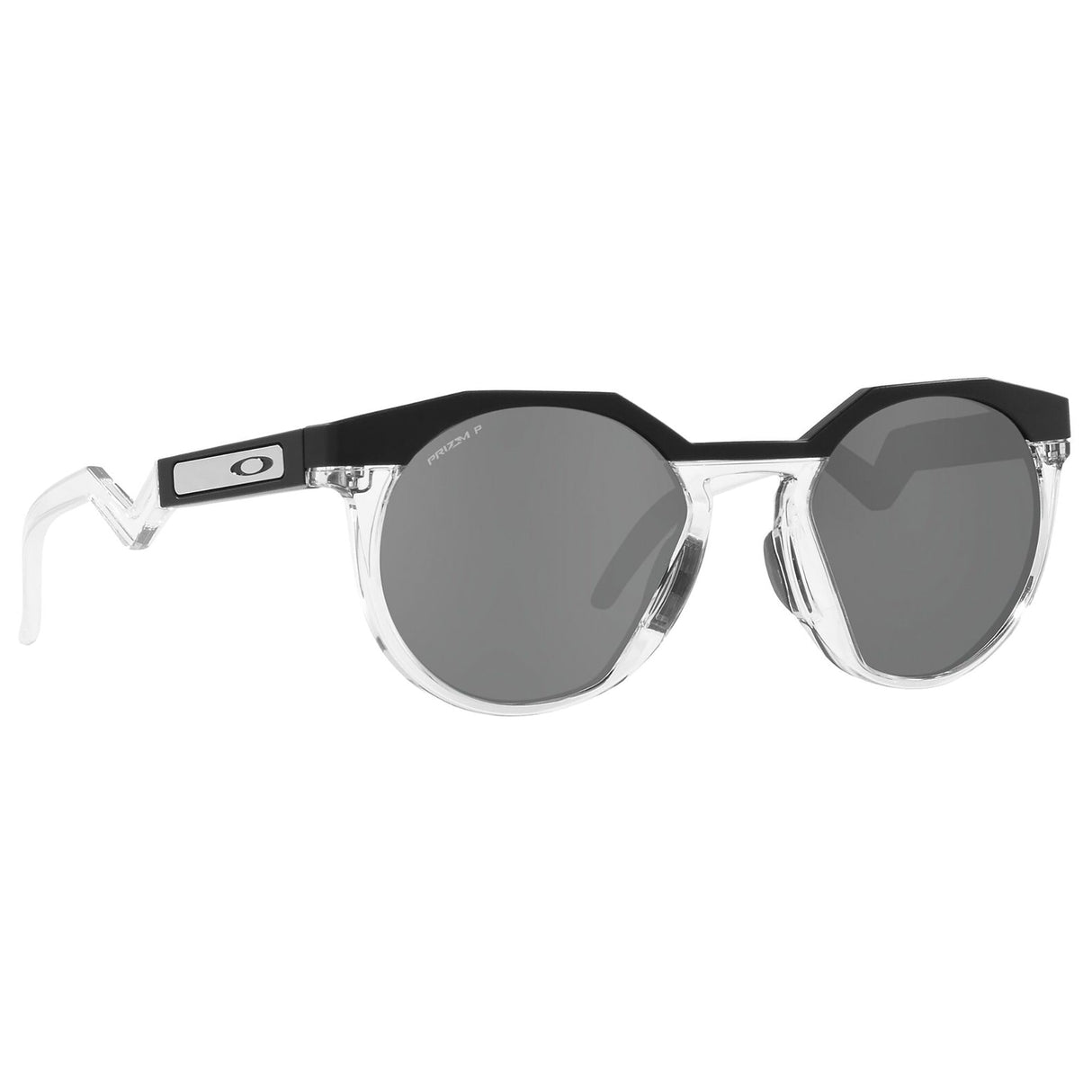 Oakley HSTN Sunglasses - Matte Black / Prizm Black Polar Lens