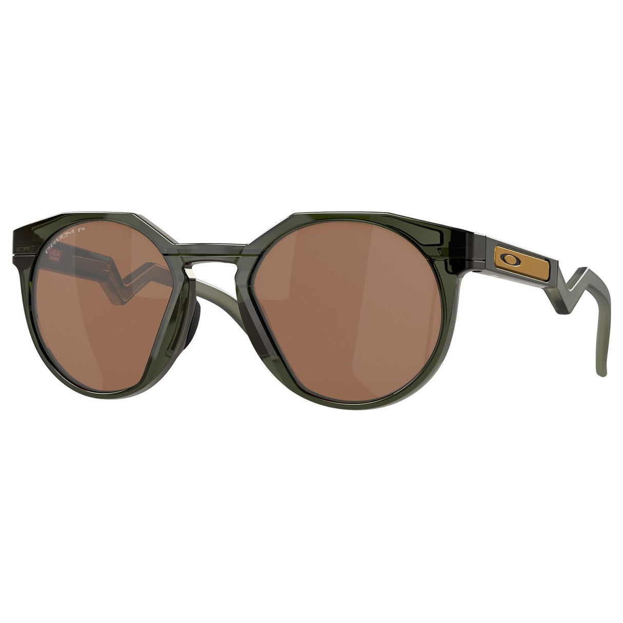 Oakley HSTN Sunglasses - Olive Ink / Prizm Tungsten Polar Lens