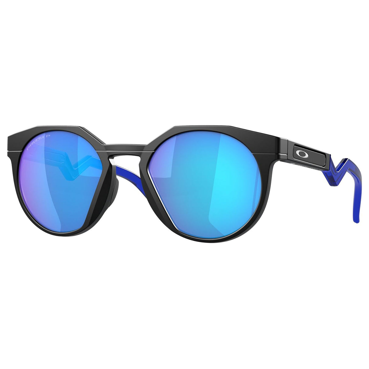 Oakley HSTN Sunglasses - Matte Black / Prizm Sapphire Polar Lens