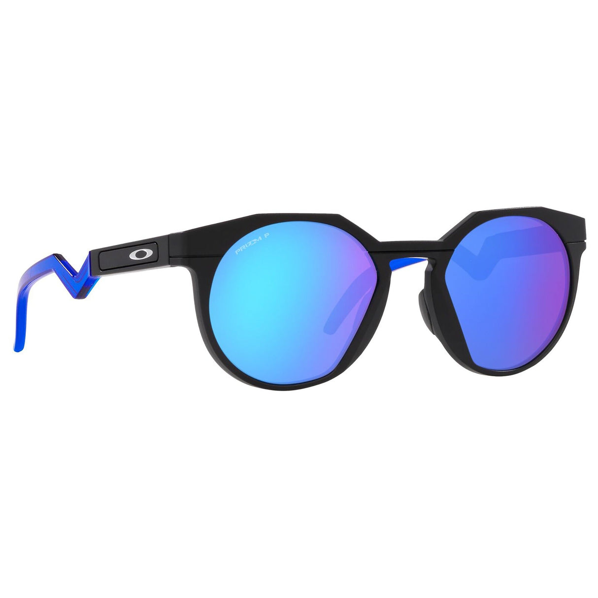 Oakley HSTN Sunglasses - Matte Black / Prizm Sapphire Polar Lens