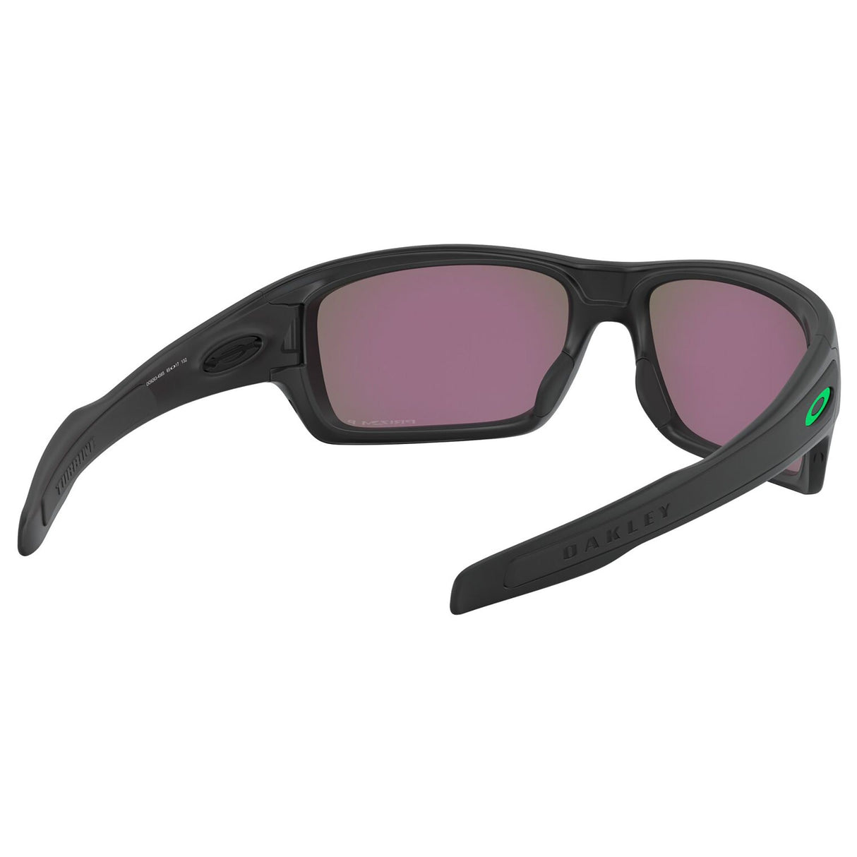 Oakley Turbine Sunglasses - Matte Black / Prizm Jade Polarized Lens