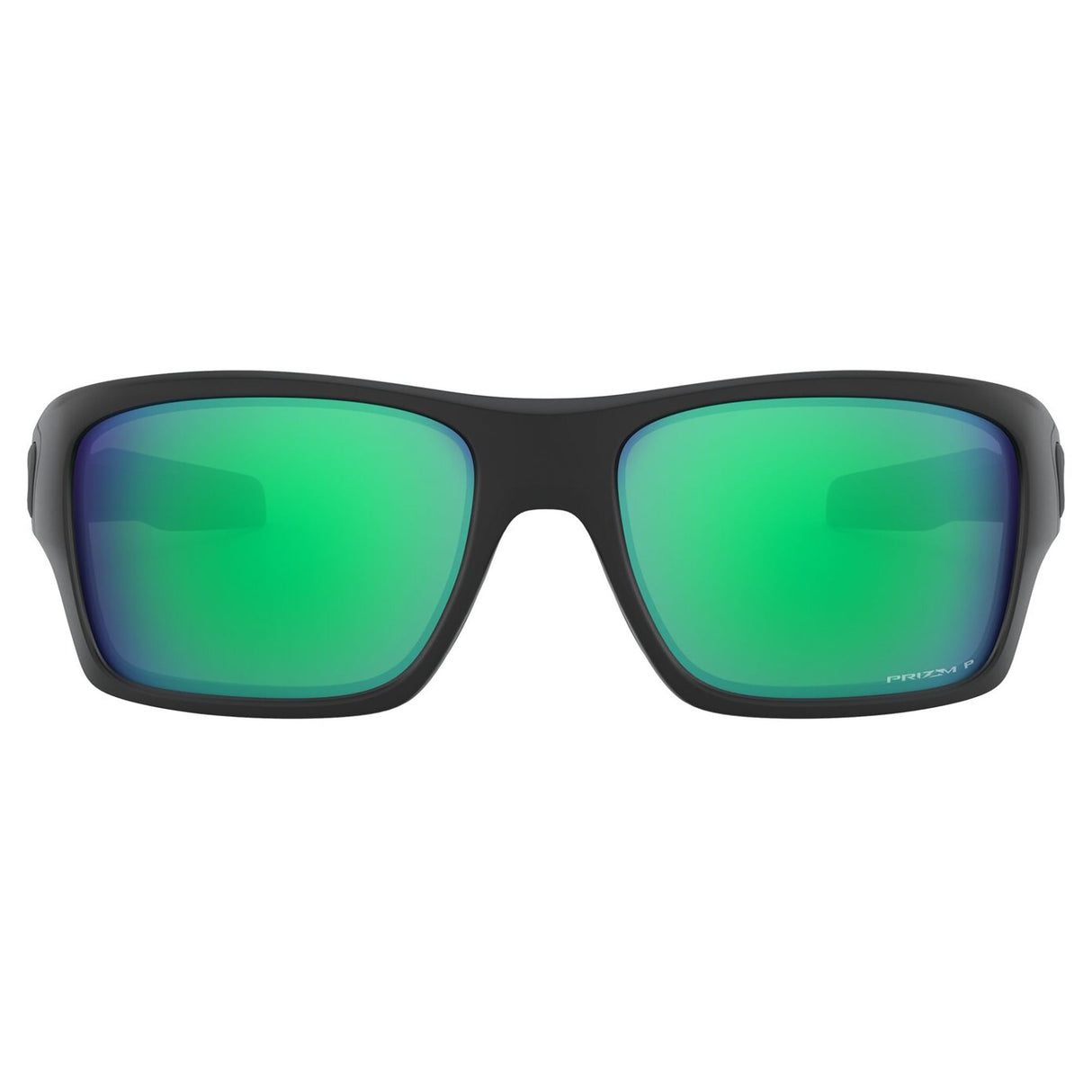 Oakley Turbine Sunglasses - Matte Black / Prizm Jade Polarized Lens