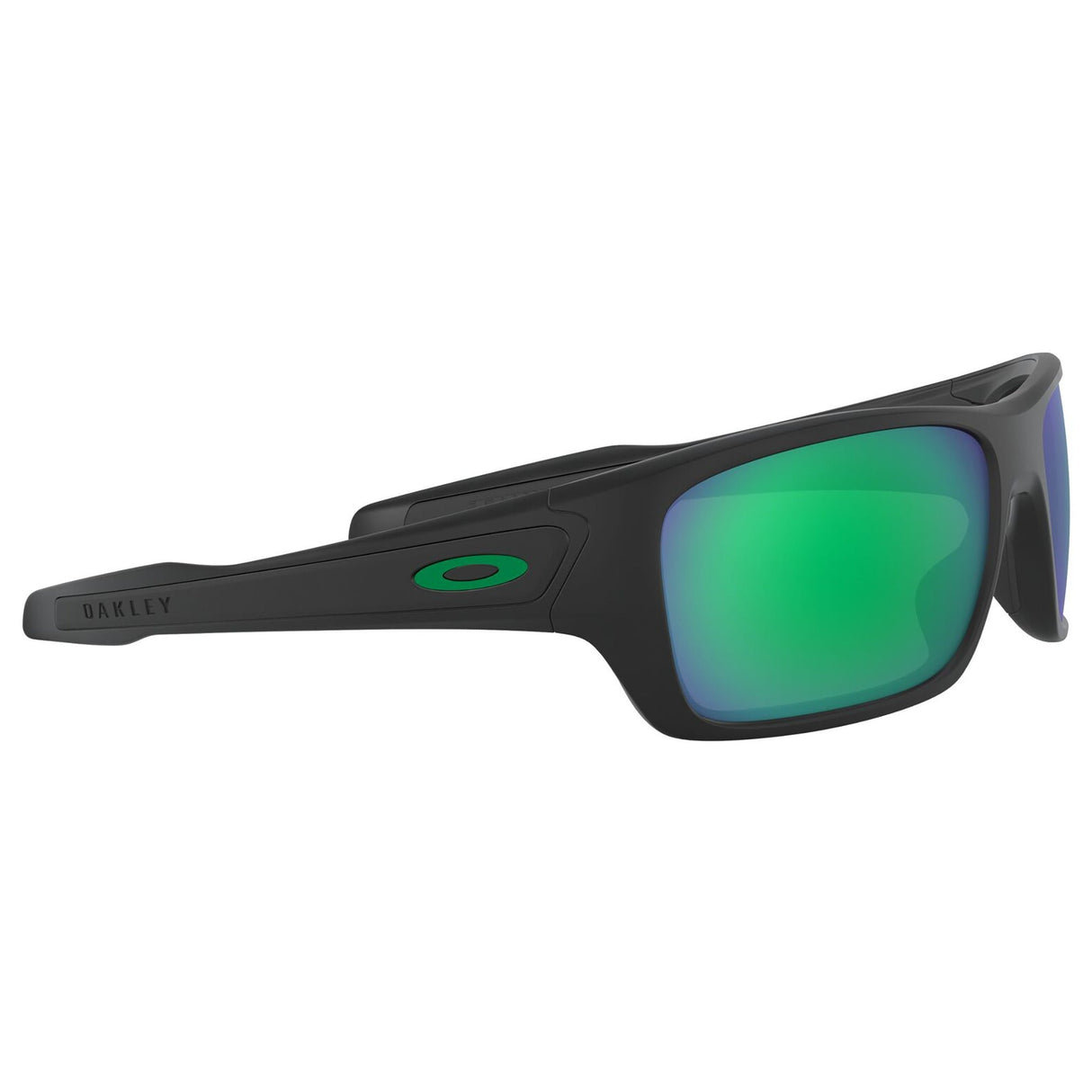 Oakley Turbine Sunglasses - Matte Black / Prizm Jade Polarized Lens