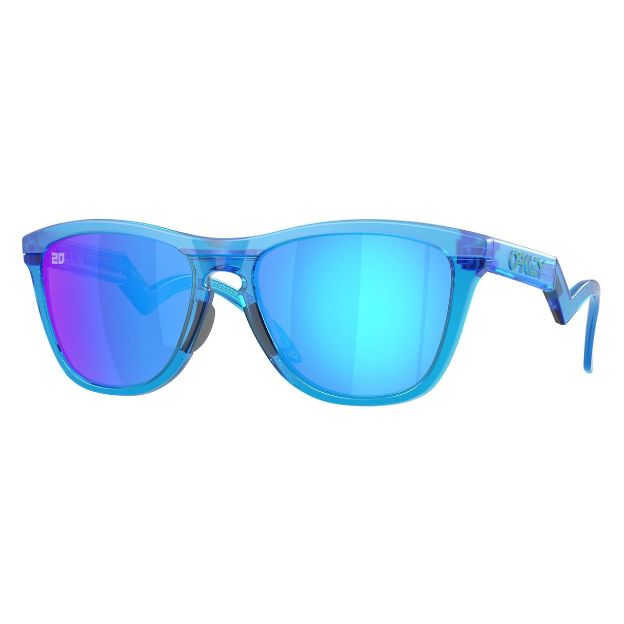 Oakley Frogskins Hybrid Sunglasses - Matte Acid Blue / Prizm Sapphire