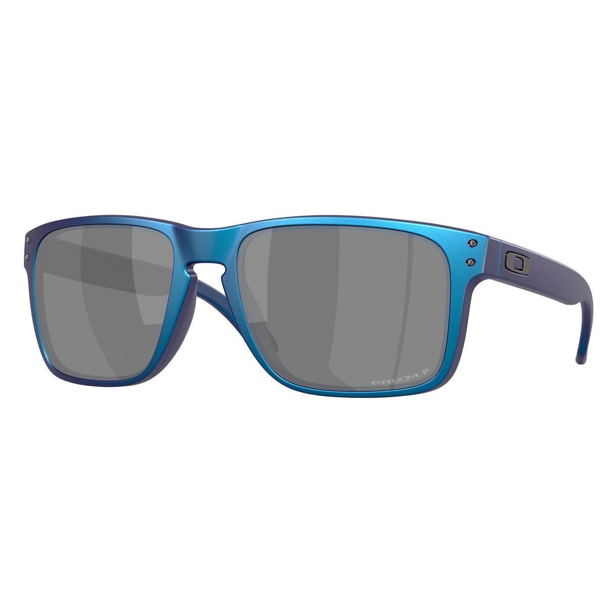 Oakley Holbrook XL Sunglasses - Matte Cyan/Blue Colorshift/Prizm Black Polar