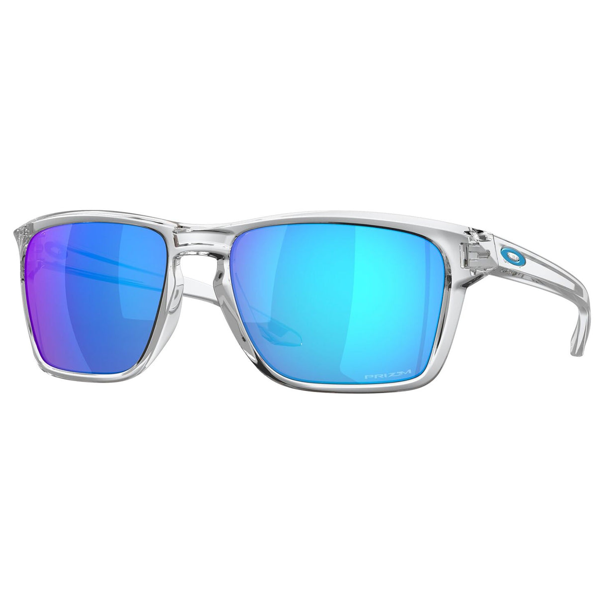 Oakley Sylas Sunglasses - Polished Clear / Prizm Sapphire Lens