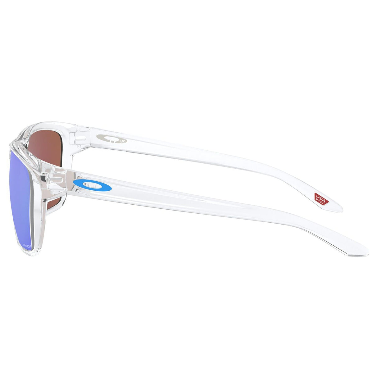 Oakley Sylas Sunglasses - Polished Clear / Prizm Sapphire Lens