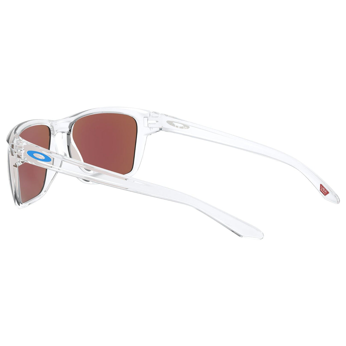 Oakley Sylas Sunglasses - Polished Clear / Prizm Sapphire Lens