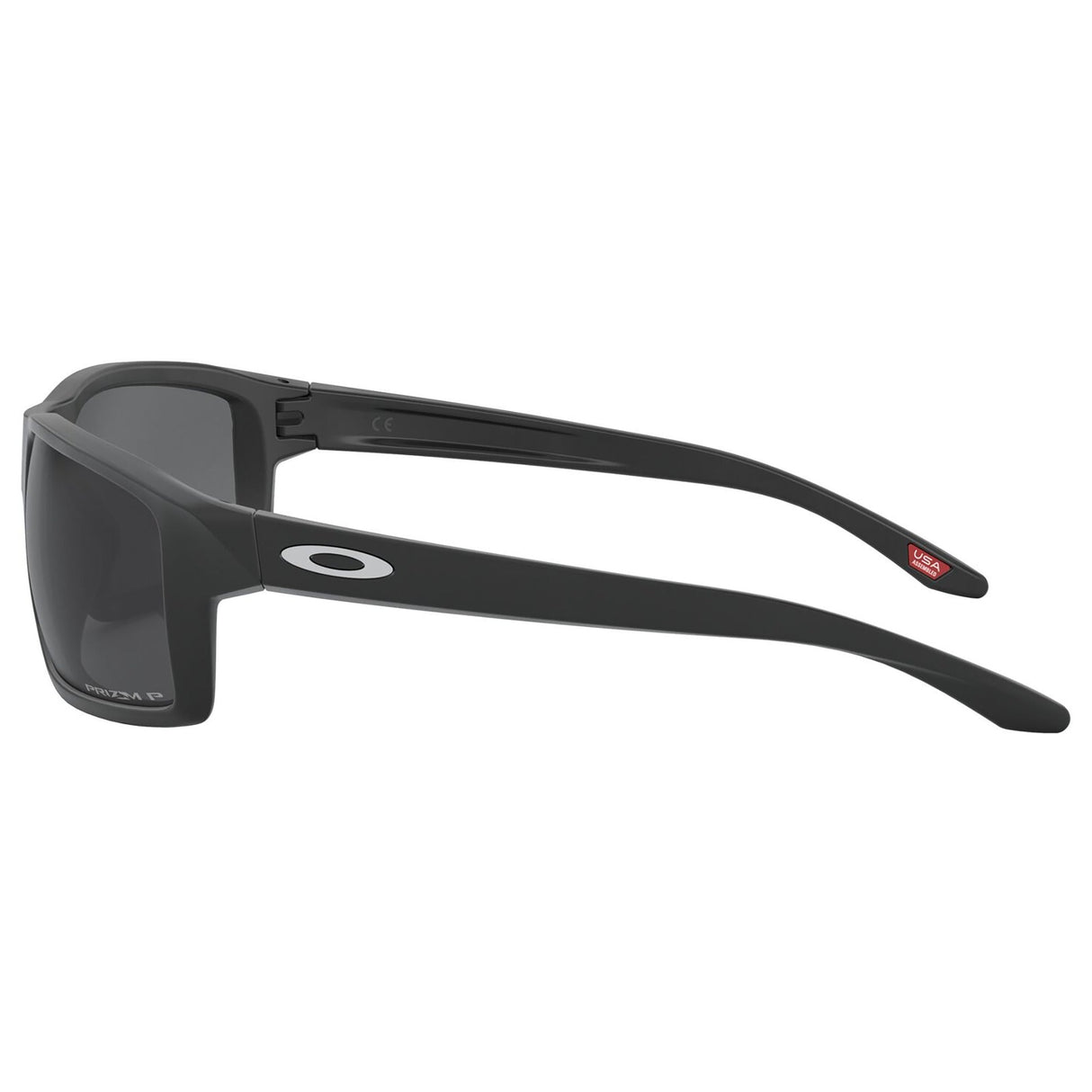 Oakley Gibston Sunglasses - Matte Black / Prizm Black Polarized Lens