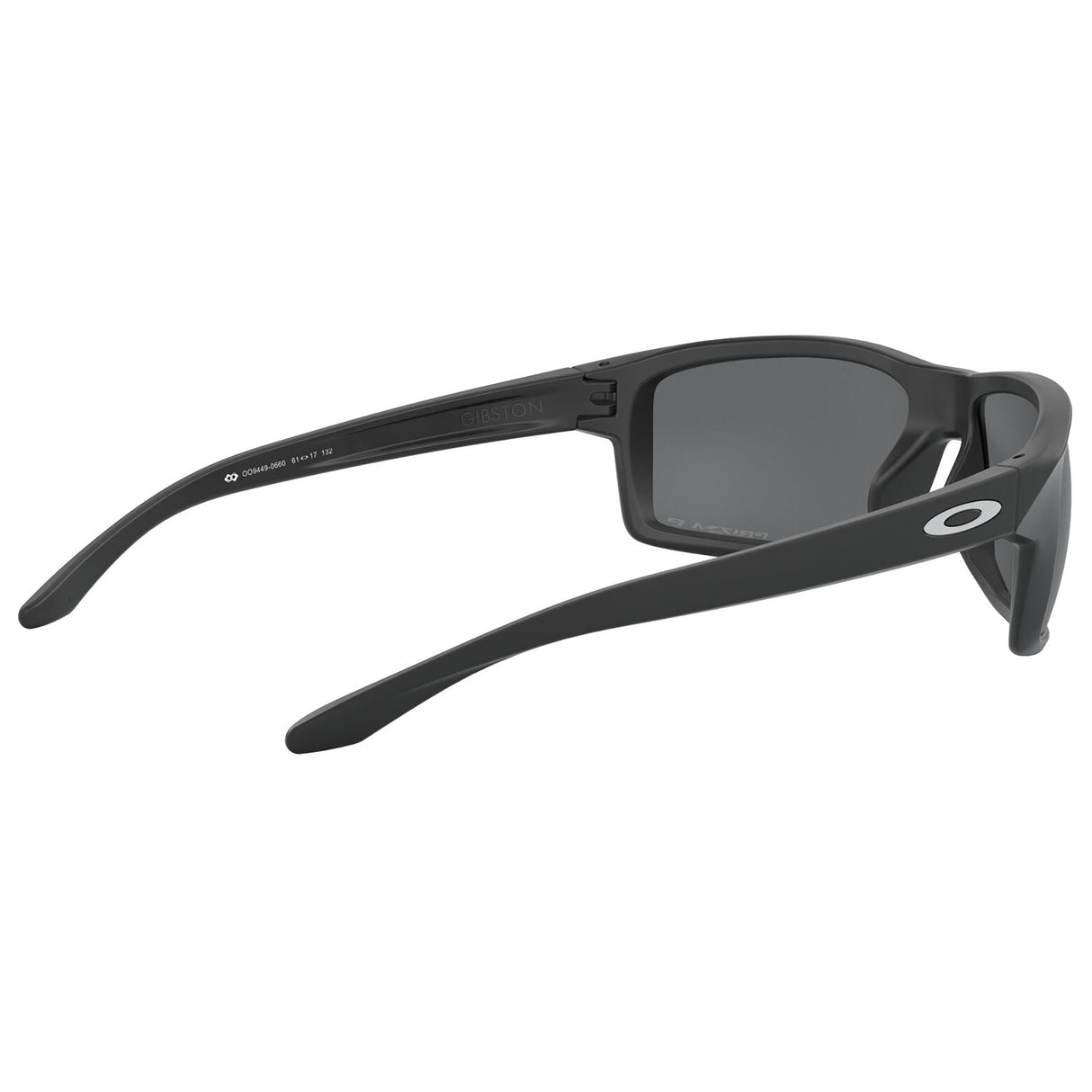 Oakley Gibston Sunglasses - Matte Black / Prizm Black Polarized Lens
