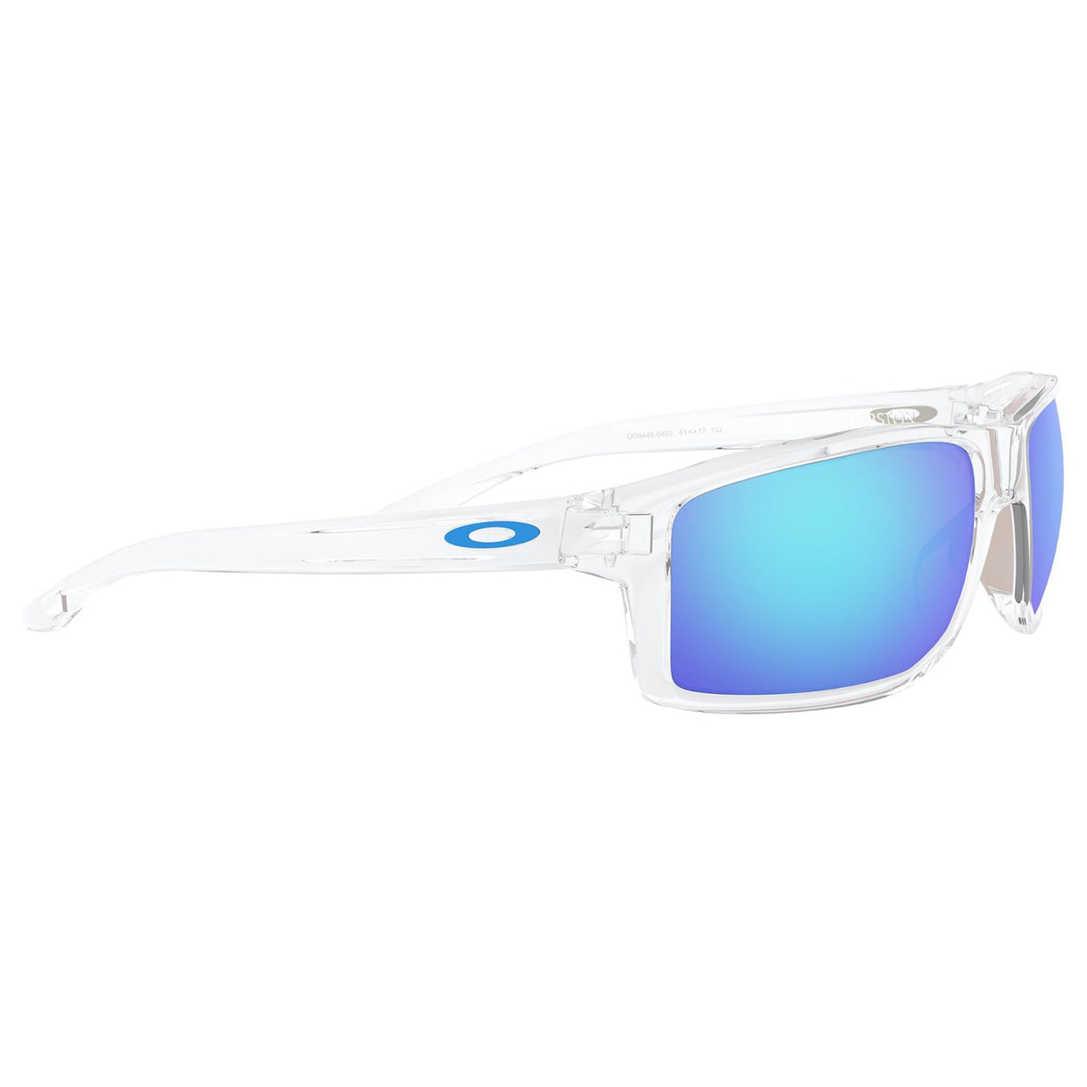 Oakley Gibston Sunglasses - Polished Clear / Prizm Sapphire Lens