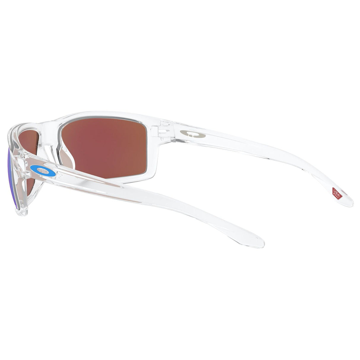 Oakley Gibston Sunglasses - Polished Clear / Prizm Sapphire Lens