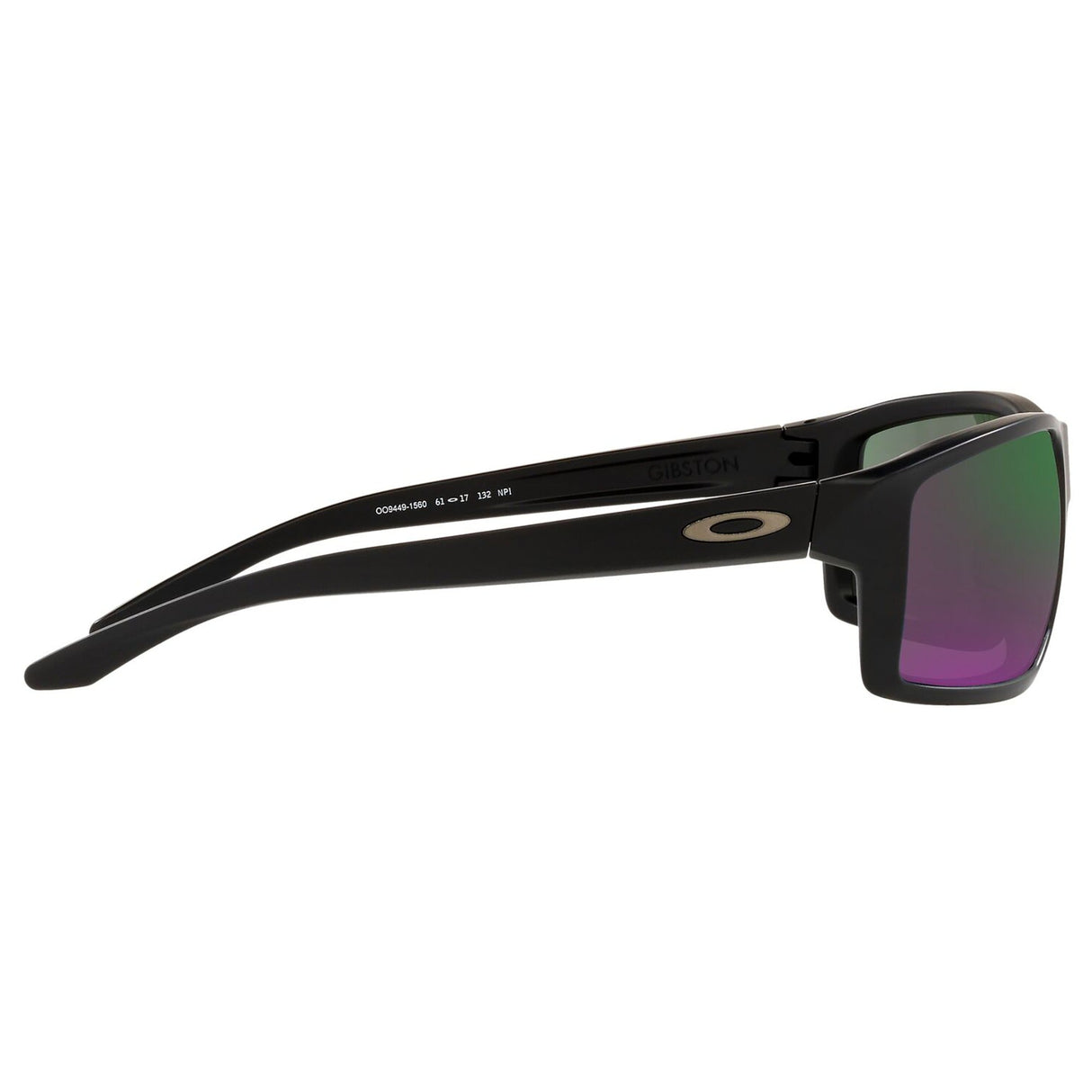 Oakley Gibston Sunglasses - Matte Black / Prizm Jade Lens