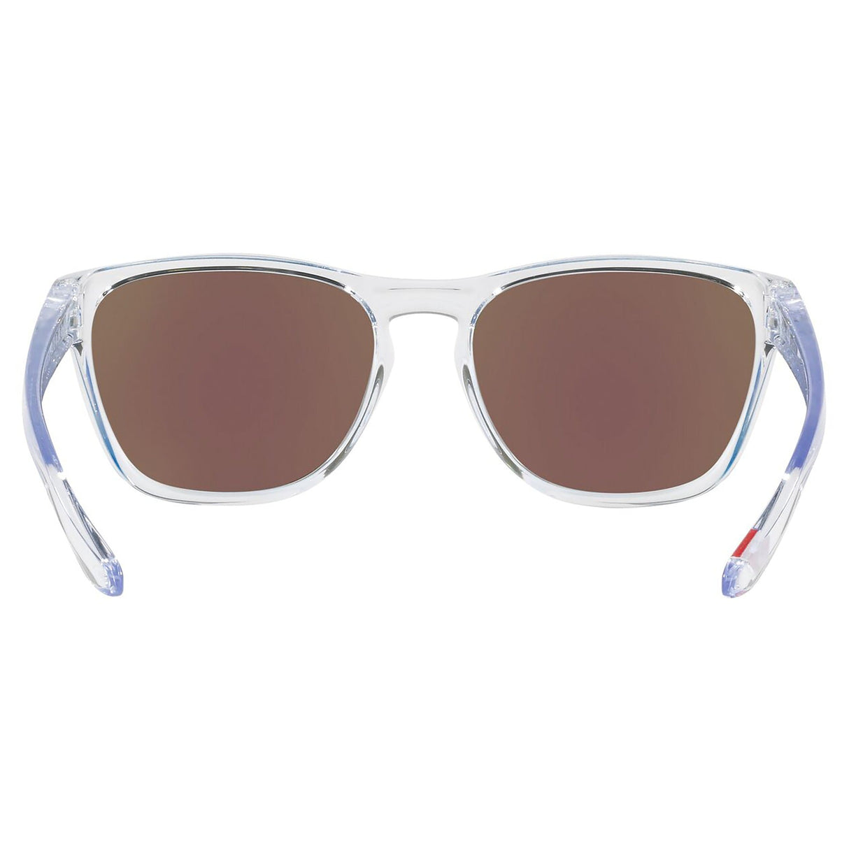 Oakley Manorburn Sunglasses - Polished Clear / Prizm Sapphire Lens
