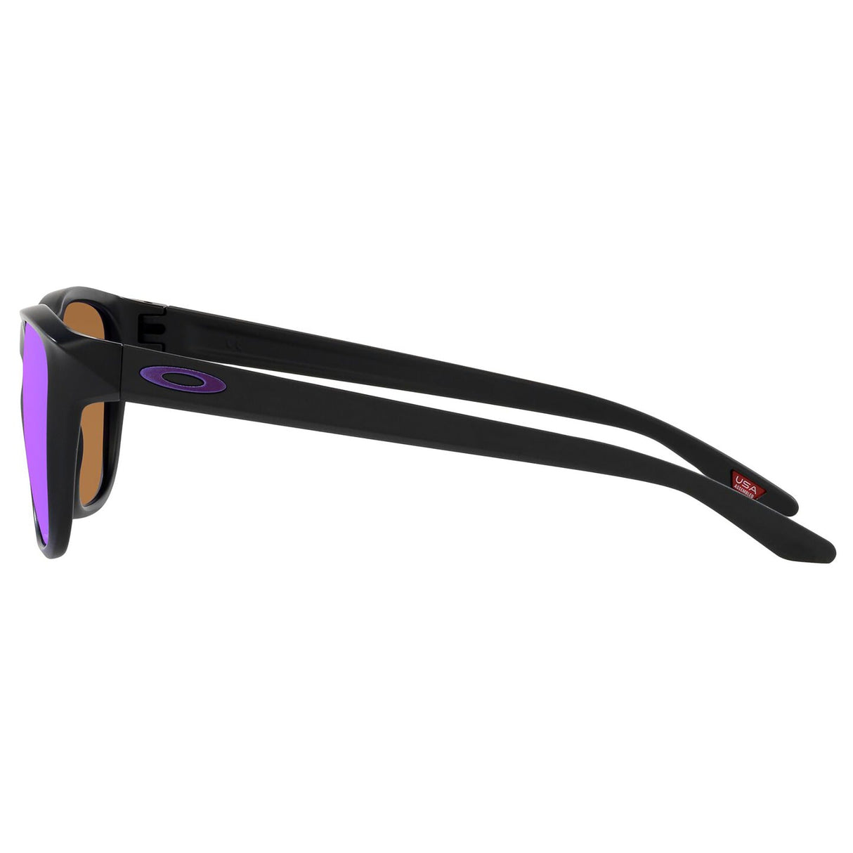 Oakley Manorburn Sunglasses - Matte Black / Prizm Violet Lens
