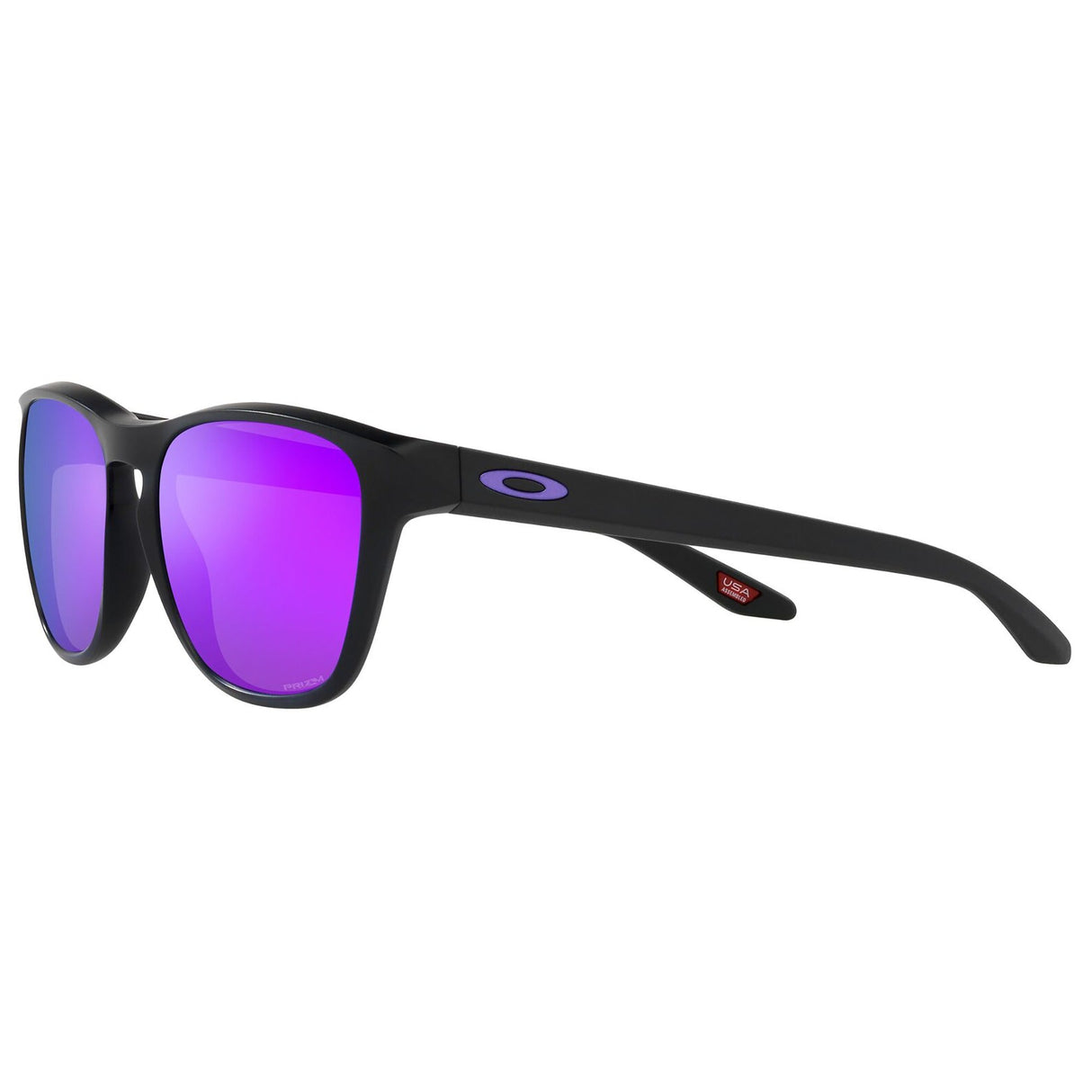 Oakley Manorburn Sunglasses - Matte Black / Prizm Violet Lens