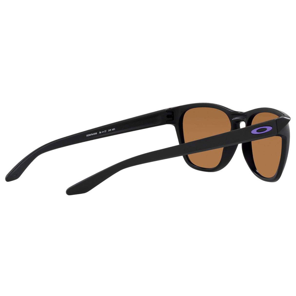 Oakley Manorburn Sunglasses - Matte Black / Prizm Violet Lens