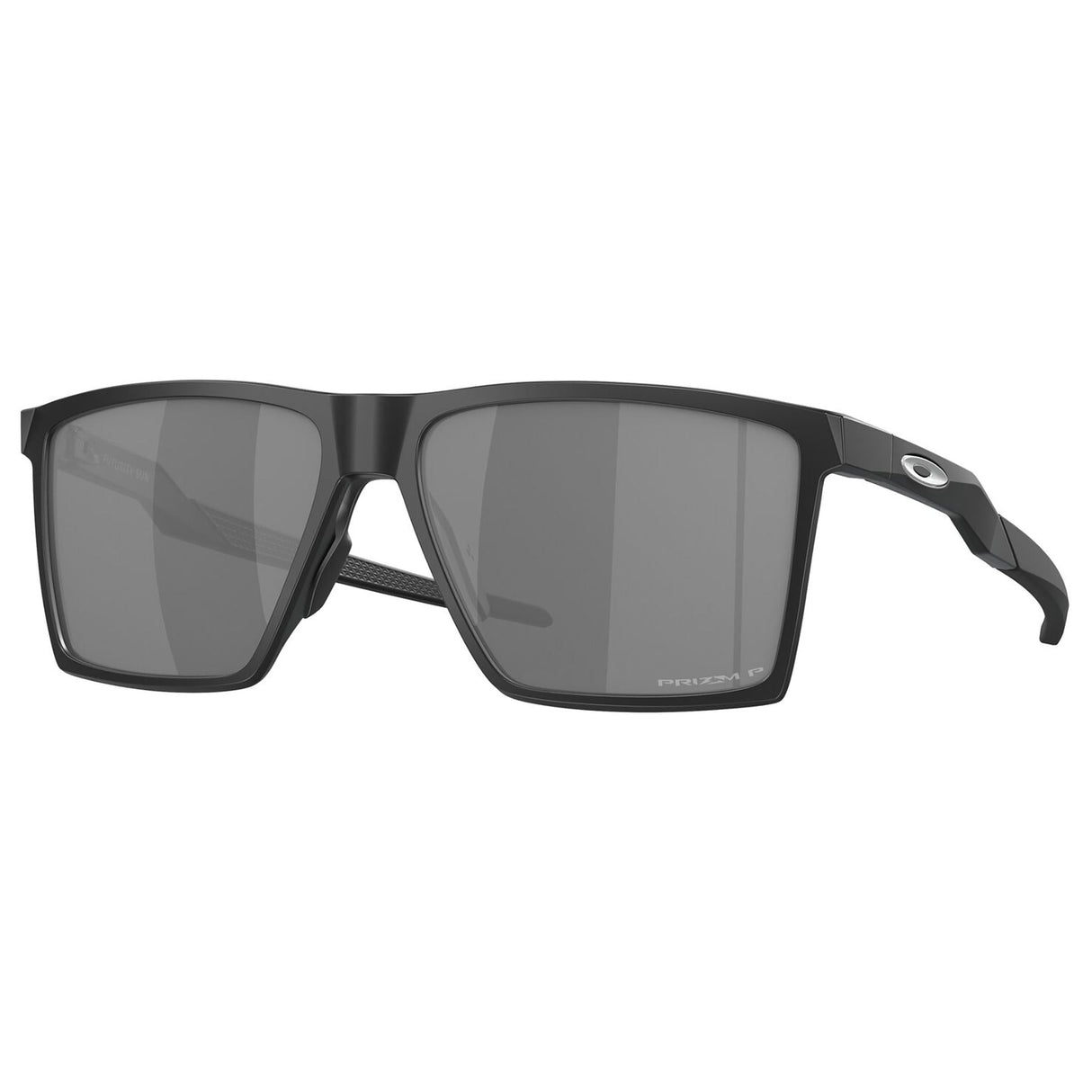 Oakley Futurity Sunglasses - Satin Black / Prizm Black Polarized Lens