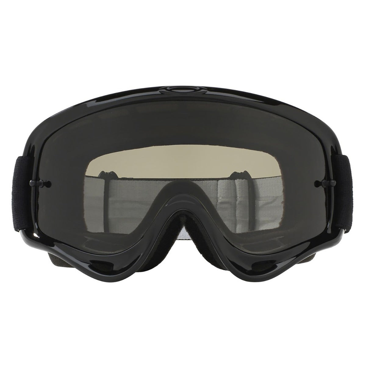 Oakley O Frame Jet Black Sand MX Goggle - Dark Grey & Clear