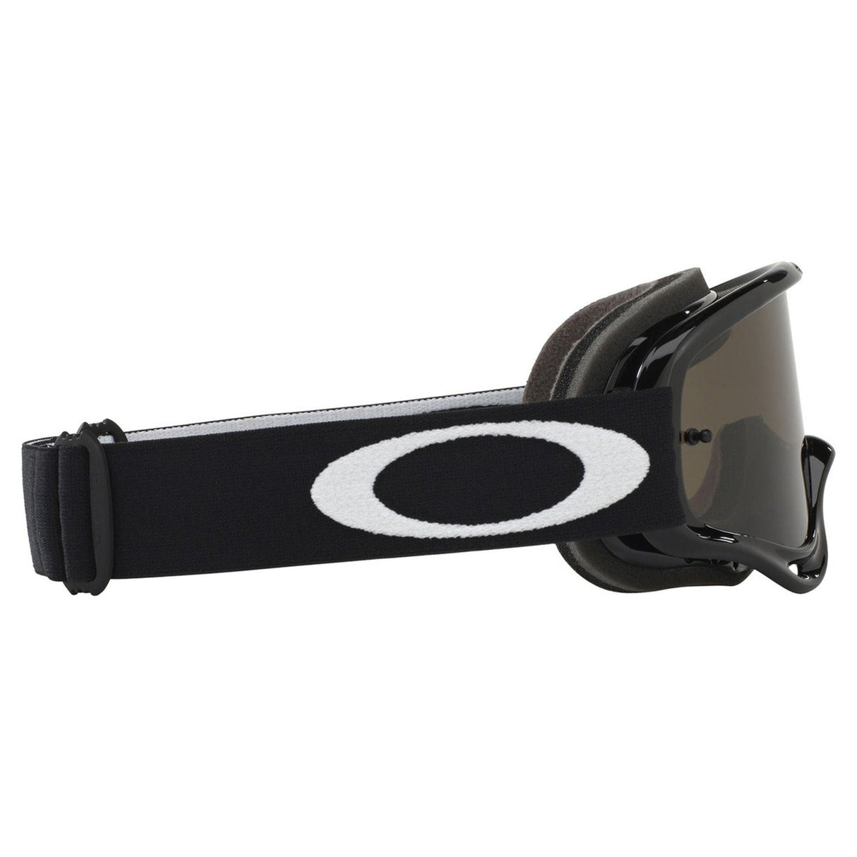 Oakley O Frame Jet Black Sand MX Goggle - Dark Grey & Clear
