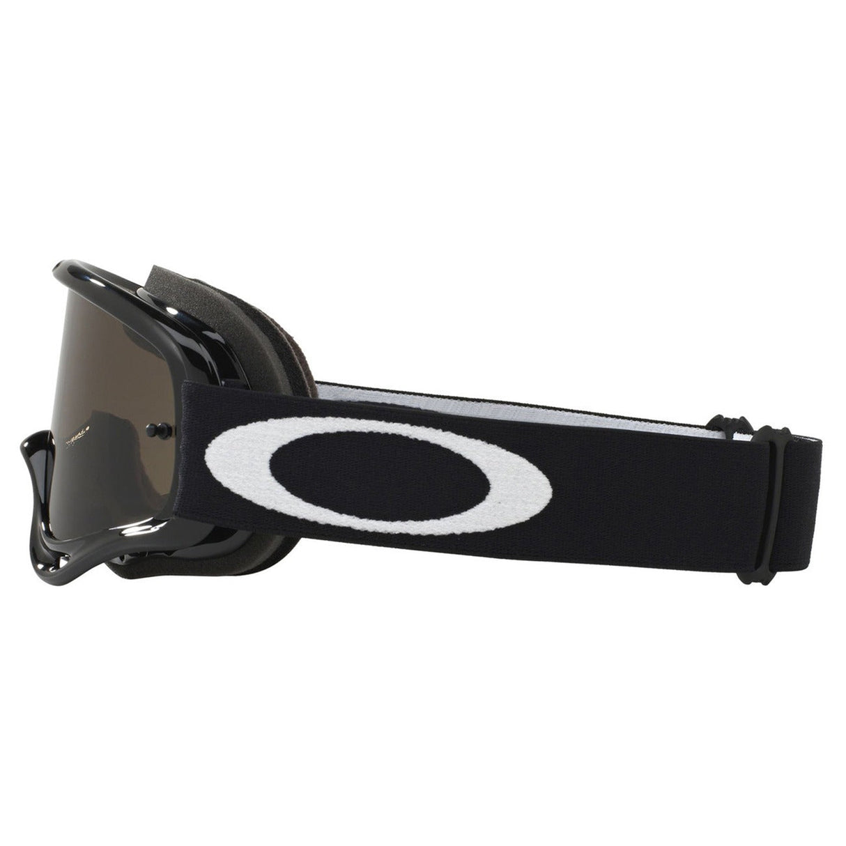 Oakley O Frame Jet Black Sand MX Goggle - Dark Grey & Clear