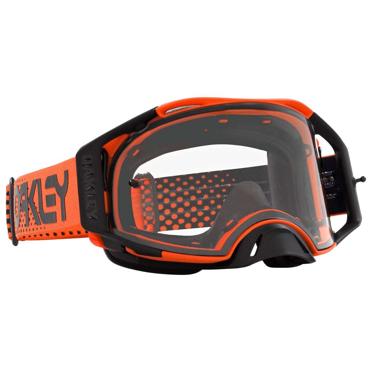 Oakley Airbrake Moto Orange MX Goggle - Clear