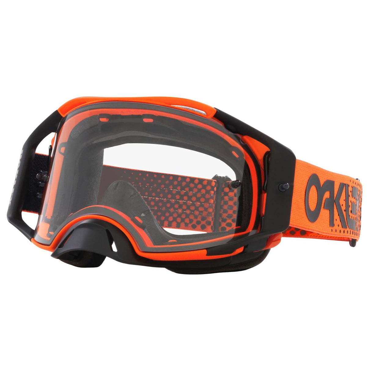 Oakley Airbrake Moto Orange MX Goggle - Clear