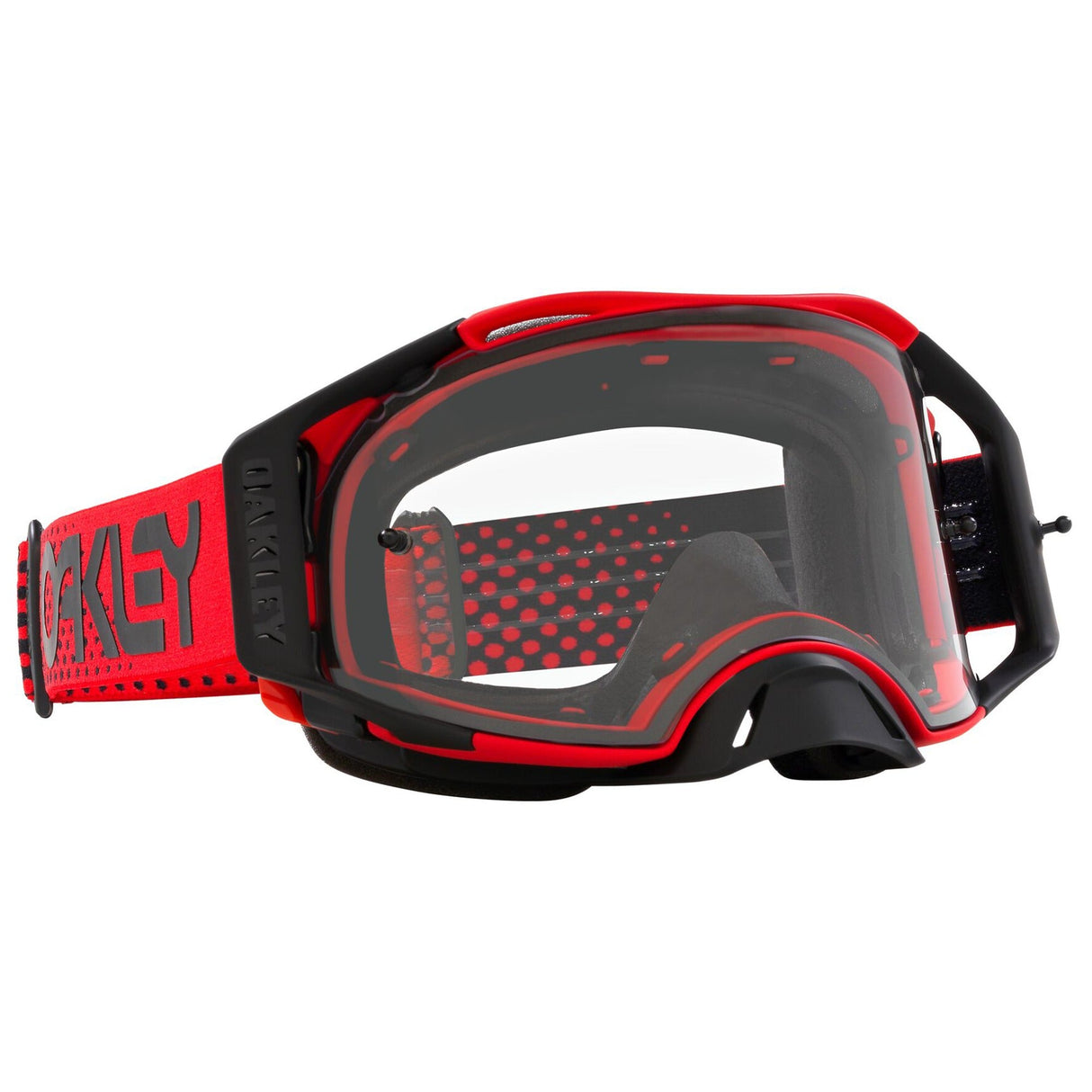Oakley Airbrake Moto Red MX Goggle - Clear