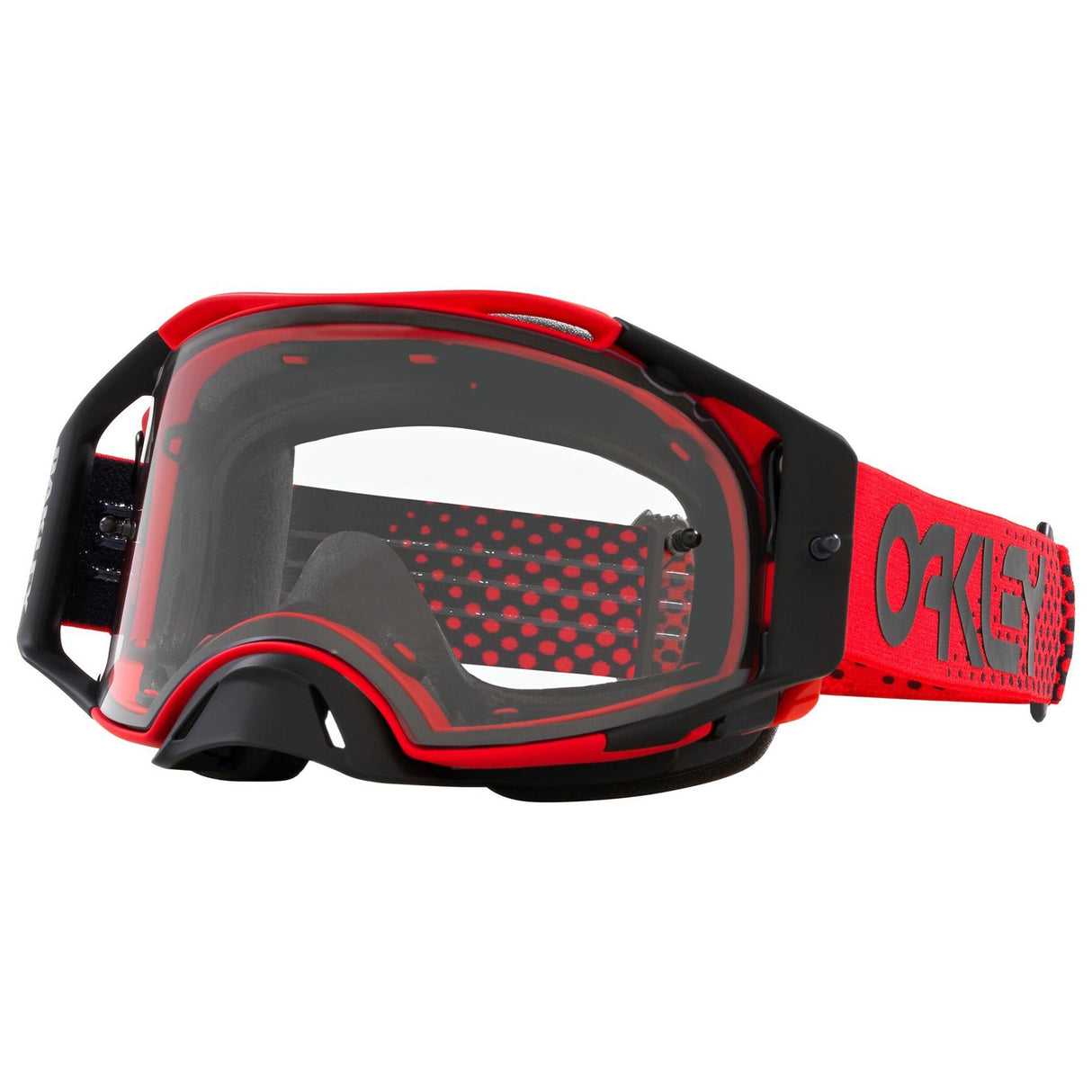 Oakley Airbrake Moto Red MX Goggle - Clear