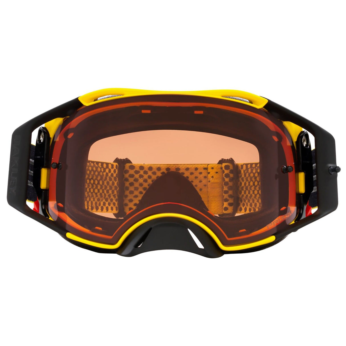 Oakley Airbrake Moto Yellow MX Goggle - Bronze Prizm