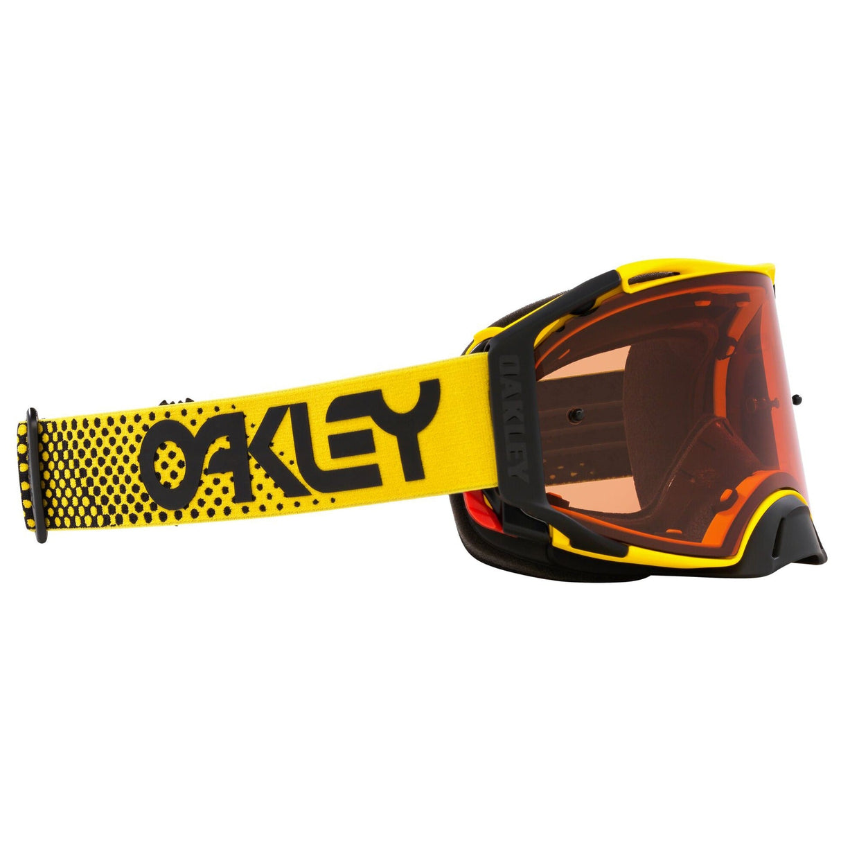 Oakley Airbrake Moto Yellow MX Goggle - Bronze Prizm
