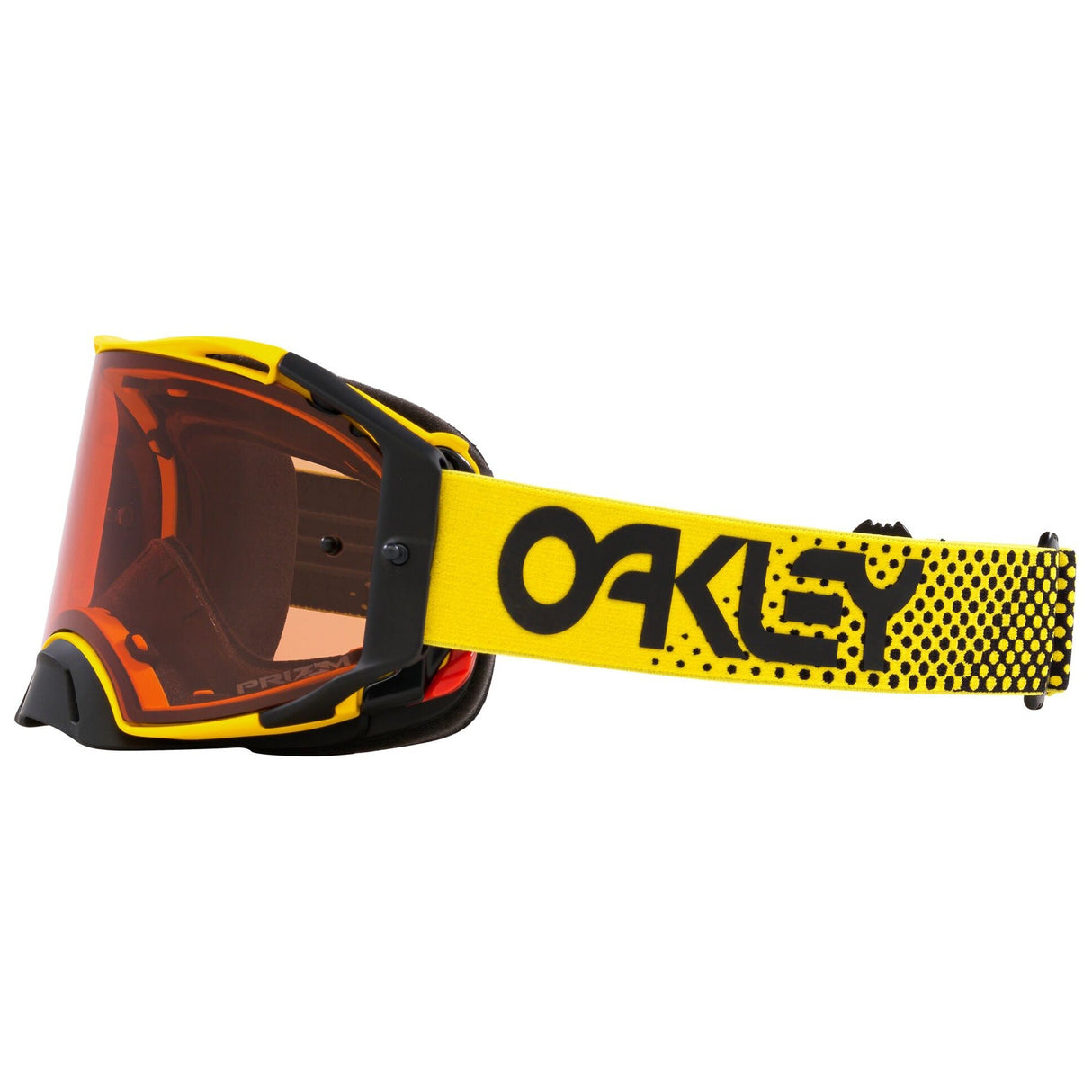 Oakley Airbrake Moto Yellow MX Goggle - Bronze Prizm