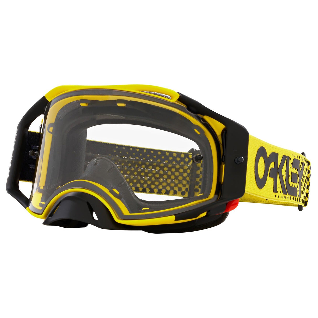 Oakley Airbrake Moto Yellow MX Goggle - Clear
