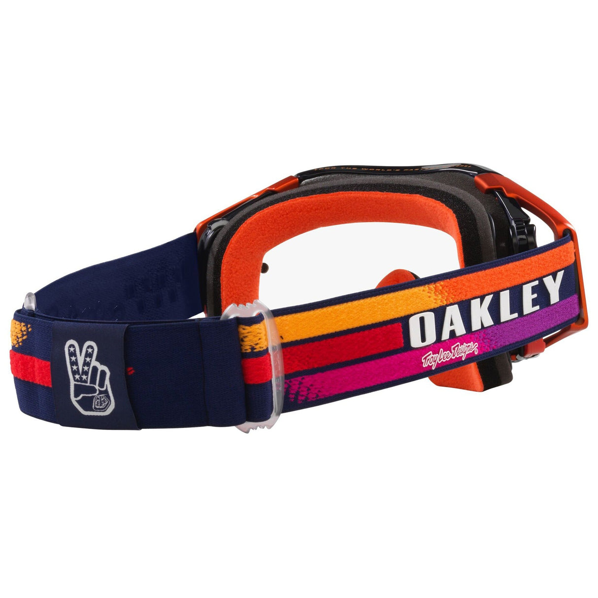 Oakley Airbrake TLD Navy Sunrise MX Goggle - Clear