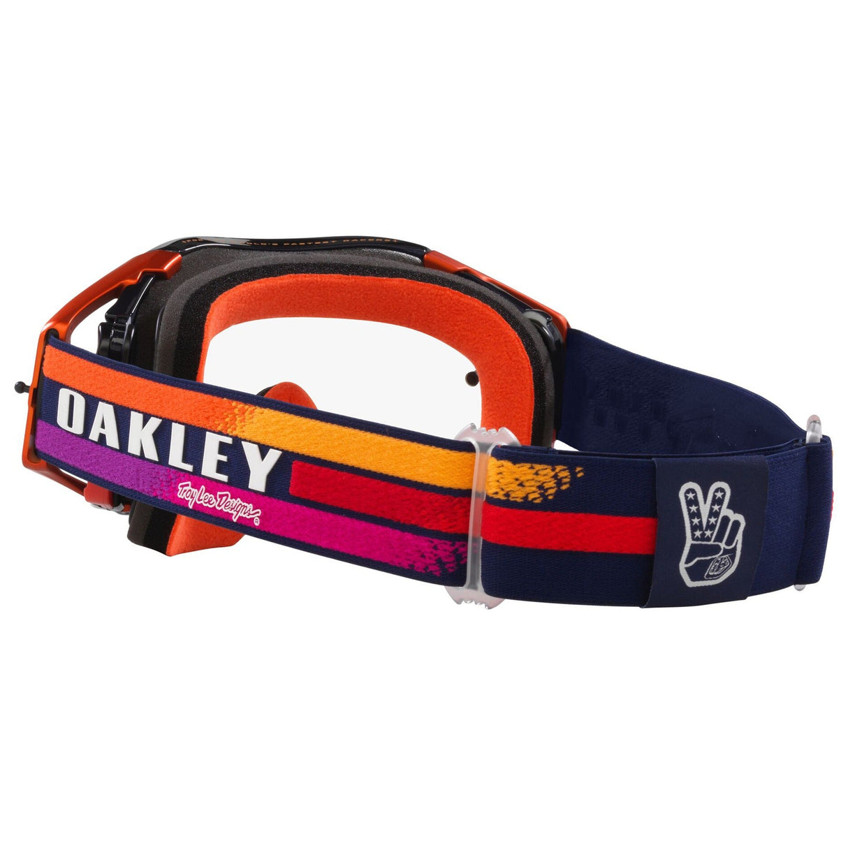 Oakley Airbrake TLD Navy Sunrise MX Goggle - Clear