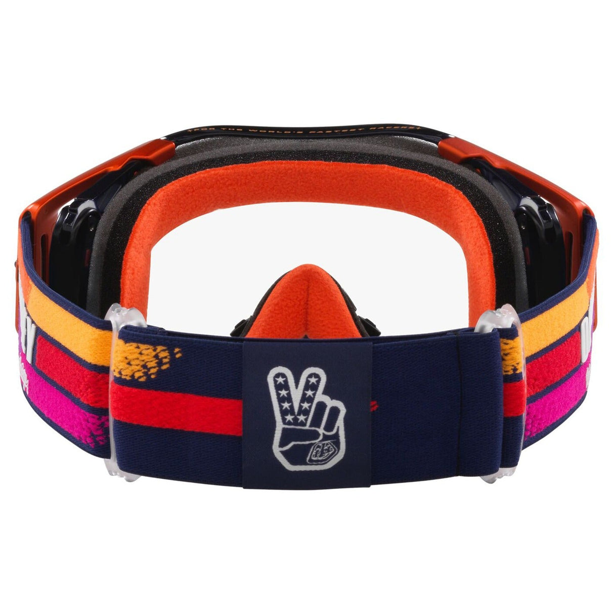 Oakley Airbrake TLD Navy Sunrise MX Goggle - Clear