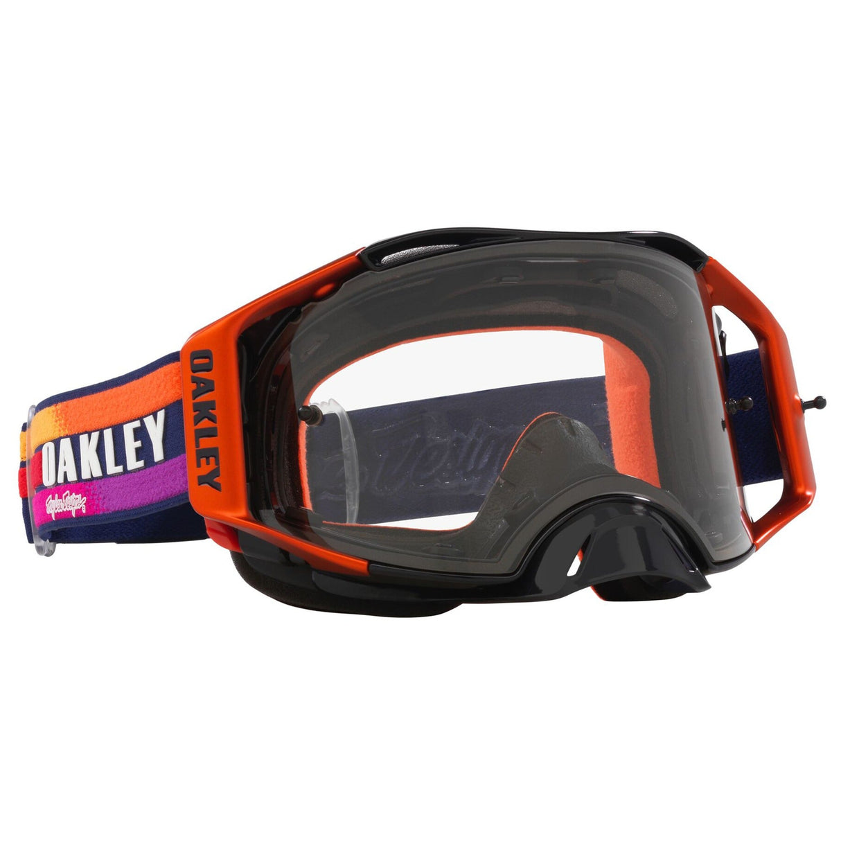 Oakley Airbrake TLD Navy Sunrise MX Goggle - Clear
