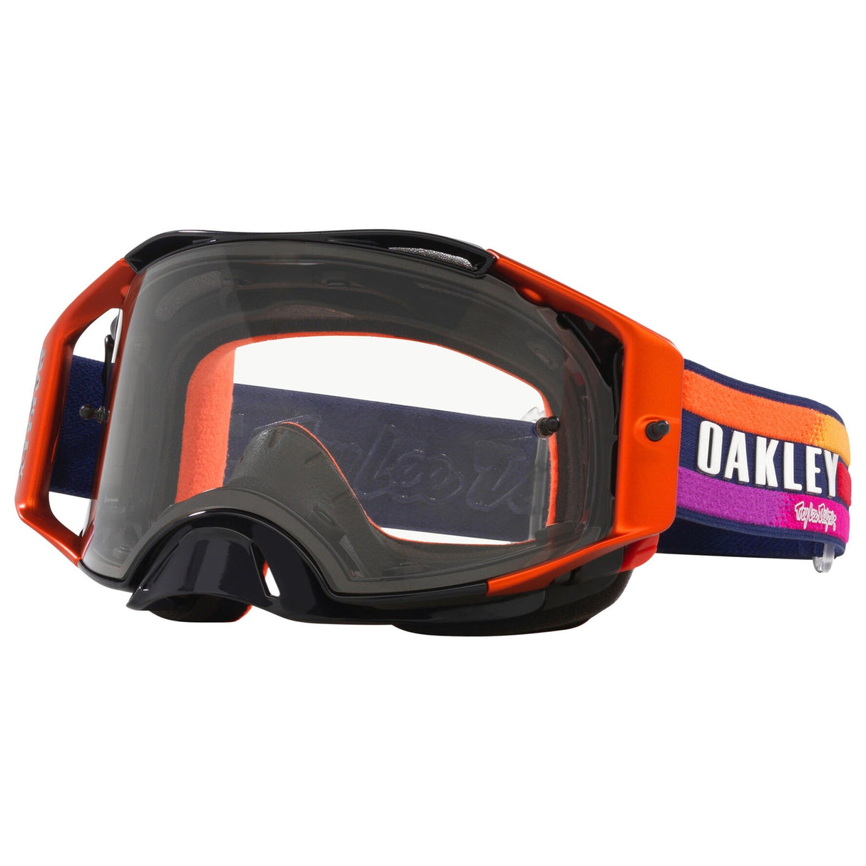 Oakley Airbrake TLD Navy Sunrise MX Goggle - Clear